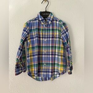 Polo Ralph Lauren Toddler Spring Summer Button Down Shirt Size: 3T